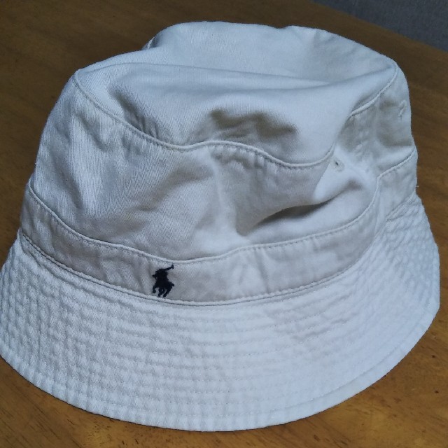 POLO RALPH LAUREN(ポロラルフローレン)のPolobyRalph Lauren　ベージュ帽子52cm キッズ/ベビー/マタニティのこども用ファッション小物(帽子)の商品写真