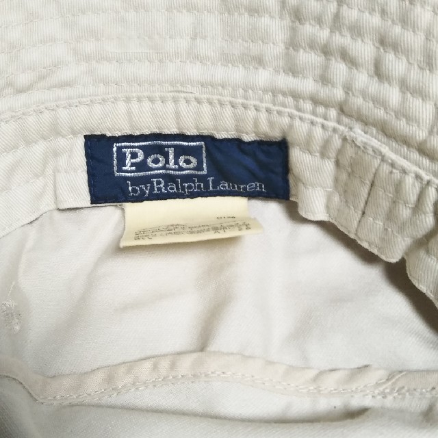 POLO RALPH LAUREN(ポロラルフローレン)のPolobyRalph Lauren　ベージュ帽子52cm キッズ/ベビー/マタニティのこども用ファッション小物(帽子)の商品写真