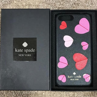 ケイトスペードニューヨーク(kate spade new york)のケイトスペード スマホ カバー ケース ハート i phone Plus 7(iPhoneケース)