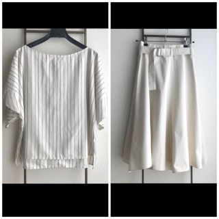 ザラ(ZARA)のZARA ストライプ リネンブラウス(シャツ/ブラウス(半袖/袖なし))