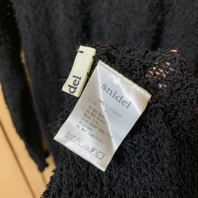 SNIDEL(スナイデル)のsnidel シースルーニット レディースのトップス(カットソー(長袖/七分))の商品写真