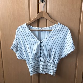 ベルシュカ(Bershka)のストライプトップス(シャツ/ブラウス(半袖/袖なし))