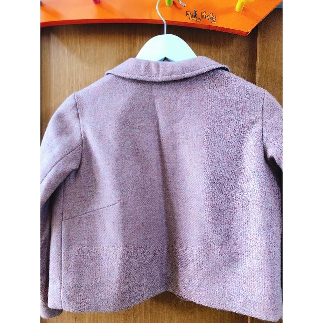 Bonpoint(ボンポワン)のBonpoint ウールジャケット ピンク サイズ6 キッズ/ベビー/マタニティのキッズ服女の子用(90cm~)(ジャケット/上着)の商品写真