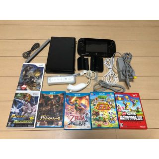 ウィーユー(Wii U)の☆wii u 32GB本体とソフトセット すぐ遊べます！追加購入可能！(家庭用ゲーム機本体)