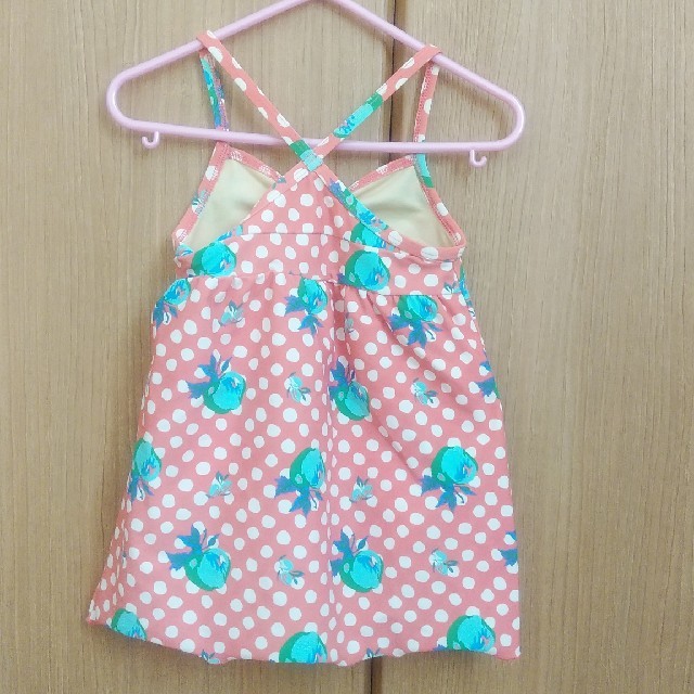 RAG MART(ラグマート)の水着95とスイムキャップ　 キッズ/ベビー/マタニティのキッズ服女の子用(90cm~)(水着)の商品写真