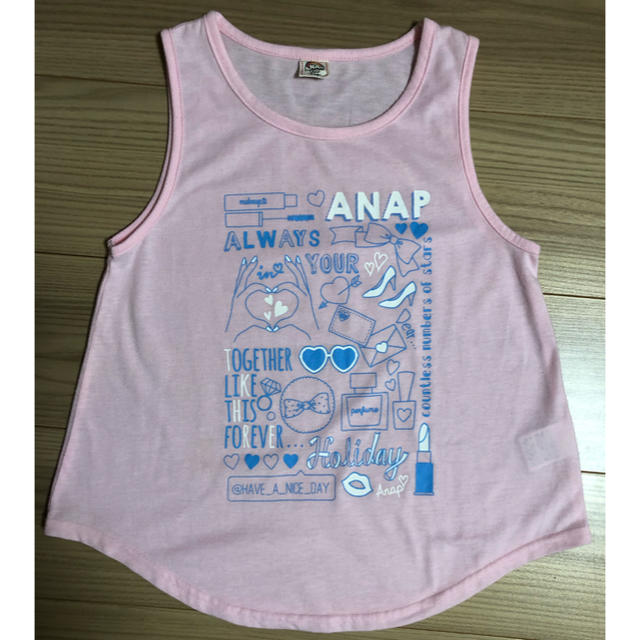 ANAP Kids(アナップキッズ)のANAP kids タンクトップ130サイズ キッズ/ベビー/マタニティのキッズ服女の子用(90cm~)(Tシャツ/カットソー)の商品写真