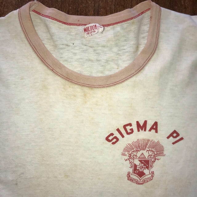 vintage リンガーシャツ　40's