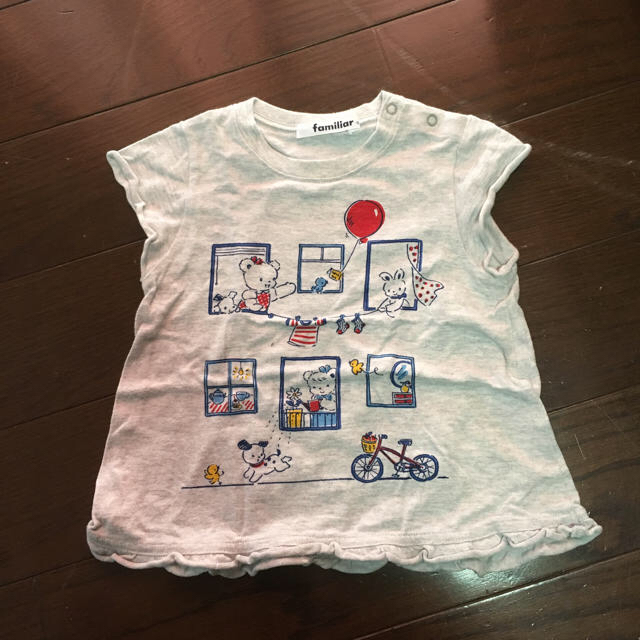 familiar(ファミリア)のファミリア3分袖90Tシャツ キッズ/ベビー/マタニティのキッズ服男の子用(90cm~)(その他)の商品写真