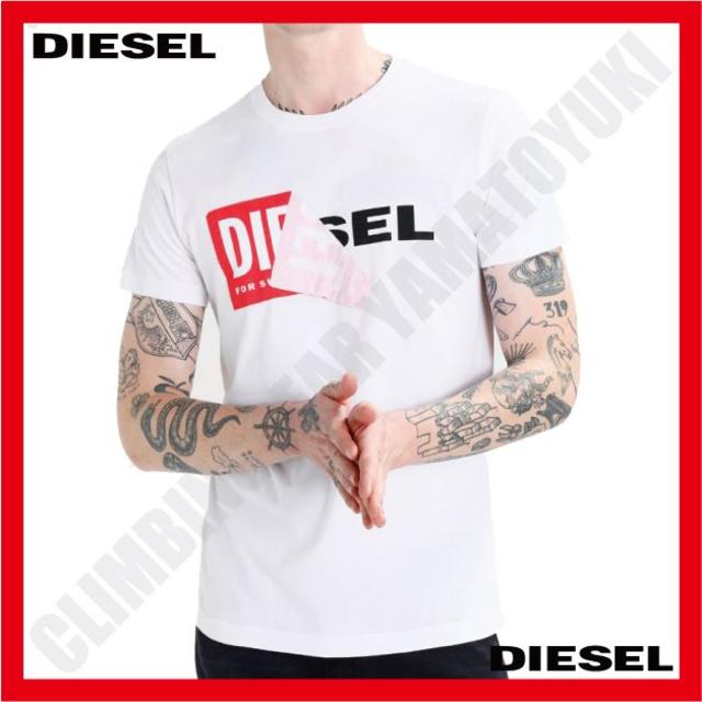 DIESEL(ディーゼル)のDIESEL Tシャツ T-DIEGO-QA ホワイト WHITE XL メンズのトップス(Tシャツ/カットソー(半袖/袖なし))の商品写真