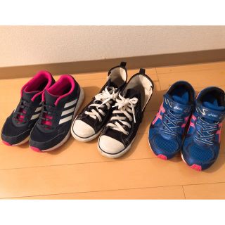 コンバース(CONVERSE)のconverse adidas asics スニーカーセット(スニーカー)