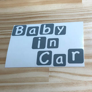 Baby In CAR23 ステッカー アウトレット100(その他)