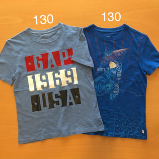 ギャップキッズ(GAP Kids)のGAP  Kids  Tシャツ130  2枚セット(Tシャツ/カットソー)