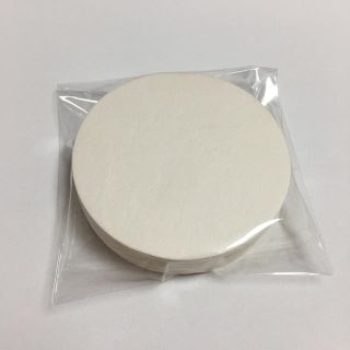 紙コースター 無地 クリーム色 1mm 40枚(テーブル用品)