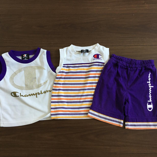 Champion(チャンピオン)のチャンピオン セットアップ 子供服  80 キッズ/ベビー/マタニティのベビー服(~85cm)(その他)の商品写真