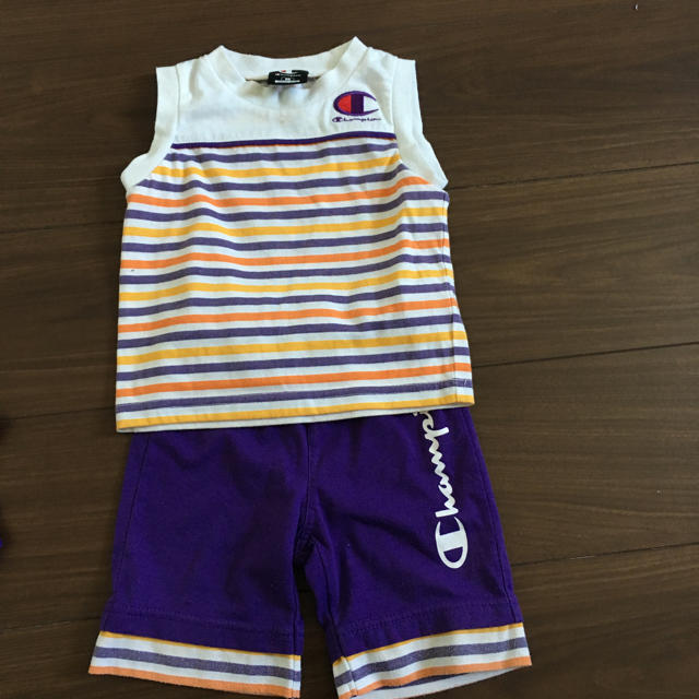 Champion(チャンピオン)のチャンピオン セットアップ 子供服  80 キッズ/ベビー/マタニティのベビー服(~85cm)(その他)の商品写真