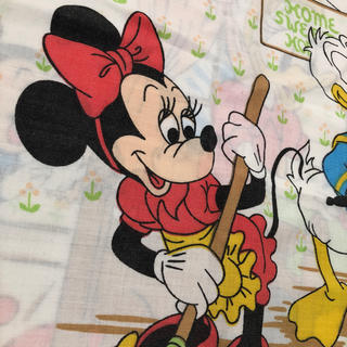 ディズニー(Disney)の🌜ビンテージ  ピローケース 🌛ディズニー お手伝い(生地/糸)