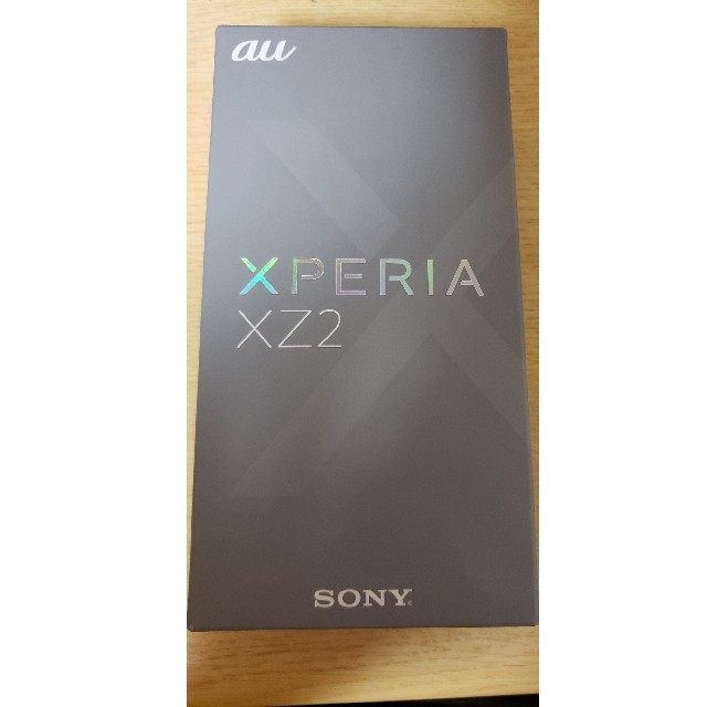 スマホ/家電/カメラ【新品未使用】au　Xperia XZ2 sov37  黒【最安値】