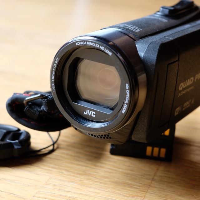KENWOOD(ケンウッド)のJVCケンウッド Everio R GZ-GX100-B ブラック スマホ/家電/カメラのカメラ(ビデオカメラ)の商品写真