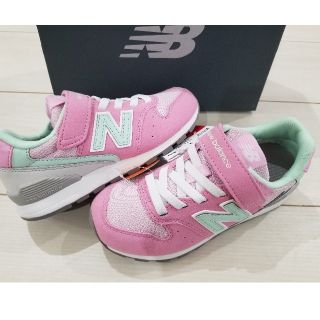 ニューバランス(New Balance)の新品 18.5cm ニューバランス YV996 PMT ピンクミント(スニーカー)