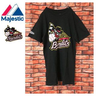 マジェスティック(Majestic)のMiLB クアッドシティズ・リバーバンディッツ Tシャツ マジェスティック(Tシャツ/カットソー(半袖/袖なし))