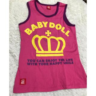 ベビードール(BABYDOLL)のBABYDOLL☆Sサイズ☆ピンク☆ノースリーブ(カットソー(半袖/袖なし))