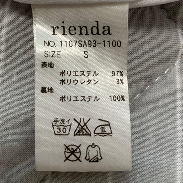 rienda(リエンダ)のriendaミニワンピ レディースのワンピース(ミニワンピース)の商品写真