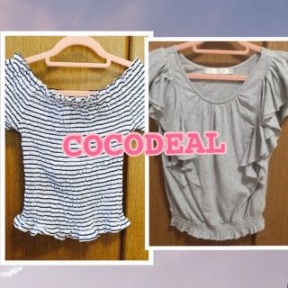 ココディール(COCO DEAL)のひろさま専用2着セット♡cocodeal(Tシャツ(半袖/袖なし))