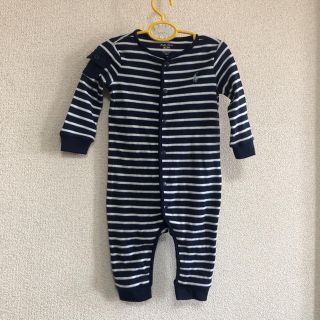 ラルフローレン(Ralph Lauren)の新品 ラルフローレン 6M/6ヶ月 前開け紺色カバーオール(カバーオール)