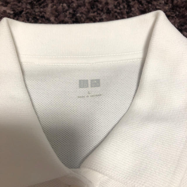 UNIQLO(ユニクロ)のユニクロ  白ポロシャツ レディースのトップス(ポロシャツ)の商品写真