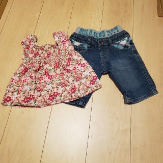 ベビーギャップ(babyGAP)の女児　Gap 80ｻｲｽﾞ(ワンピース)