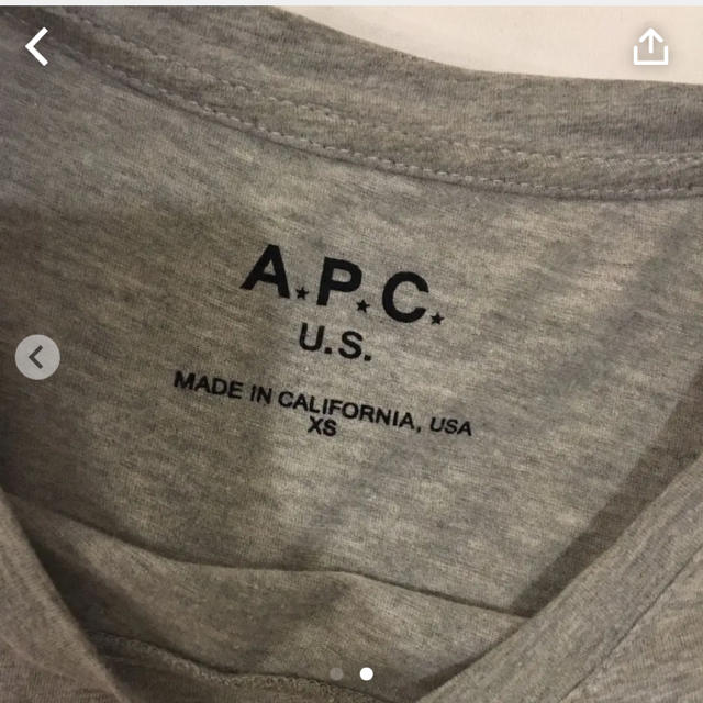 A.P.C(アーペーセー)のA.P.C Tシャツ レディースのトップス(Tシャツ(半袖/袖なし))の商品写真