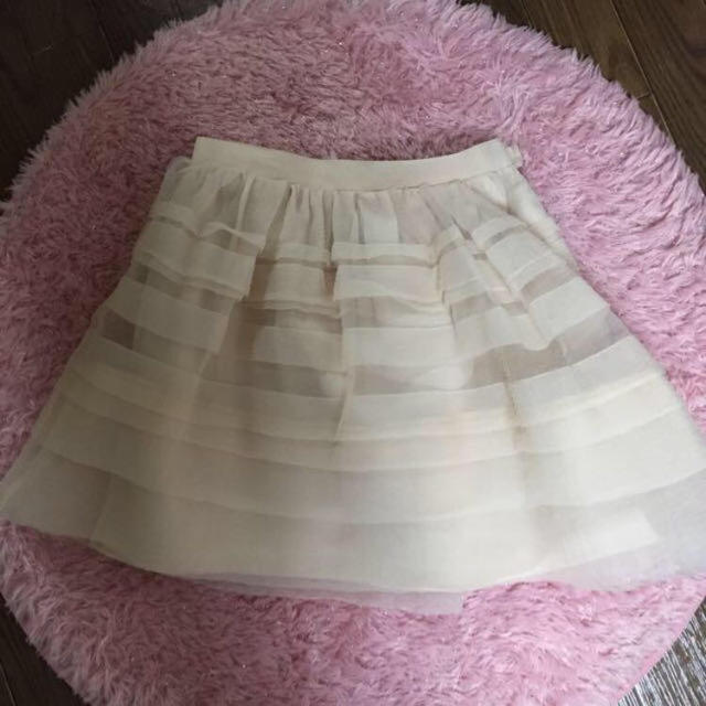 MERCURYDUO(マーキュリーデュオ)のマーキュリー♡オーガンジースカート レディースのスカート(ミニスカート)の商品写真