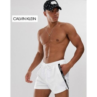 カルバンクライン(Calvin Klein)の日本未発売 カルバン・クライン 水着 ショーツ 白(水着)