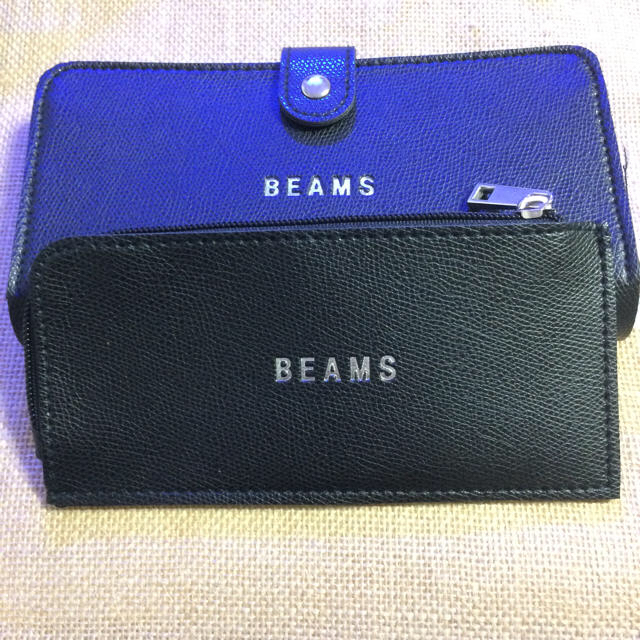 BEAMS(ビームス)の雑誌付録 BEAMS×モノマックス お財布セット エンタメ/ホビーの雑誌(ファッション)の商品写真