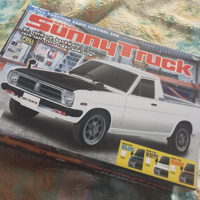 日産(ニッサン)のsunny truck ラジコン エンタメ/ホビーのおもちゃ/ぬいぐるみ(ホビーラジコン)の商品写真