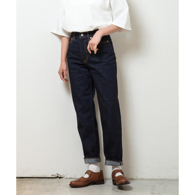 DANTON(ダントン)のTEXTUREWEMADE 12oz SELVAGE STRAIGHTJEANS レディースのパンツ(デニム/ジーンズ)の商品写真