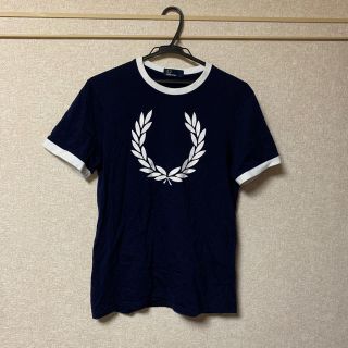 フレッドペリー(FRED PERRY)のfredperry ロゴTシャツ ネイビー Mサイズ(Tシャツ/カットソー(半袖/袖なし))