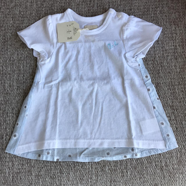 hakka baby(ハッカベビー)の新品  オレンジハッカ  Tシャツ  ハッカベビー  90 キッズ/ベビー/マタニティのキッズ服女の子用(90cm~)(Tシャツ/カットソー)の商品写真