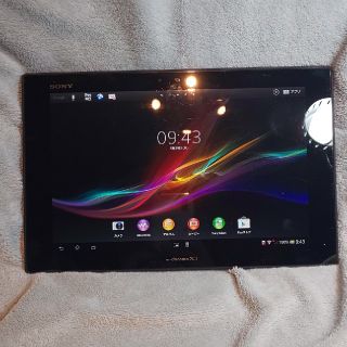 エクスペリア(Xperia)のSONY XPERIA   SO-03E バッテリー100％(タブレット)