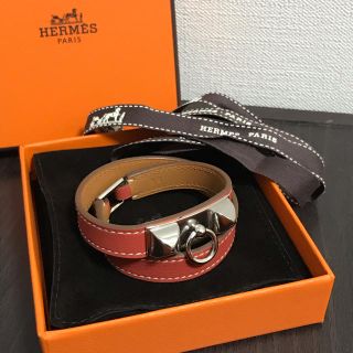 エルメス(Hermes)の【7/4まで値下げ新品未使用】エルメス リヴァル ドゥブルトゥール ブレスレット(ブレスレット/バングル)