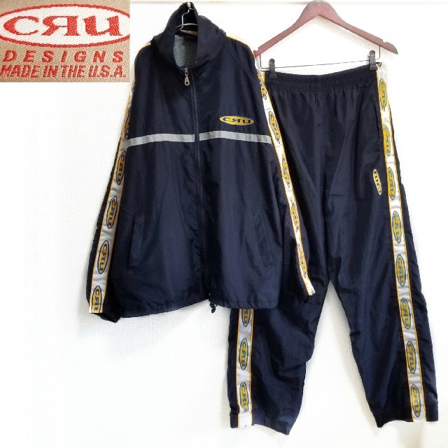 CRU - アメリカ製 CRU セットアップ ナイロンジャケット+ CRU - アメリカ製 CRU セットアップ ナイロンジャケット+