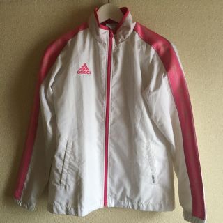 アディダス(adidas)の★adidas★ climaproof ウィンドブレーカー ピンク(ナイロンジャケット)