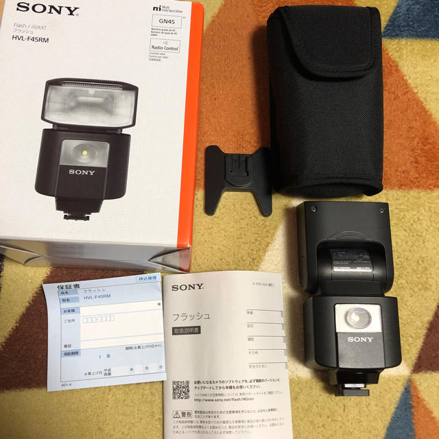 SONY(ソニー)のSONY HVL-F45RM みさぽん様専用 スマホ/家電/カメラのカメラ(ストロボ/照明)の商品写真