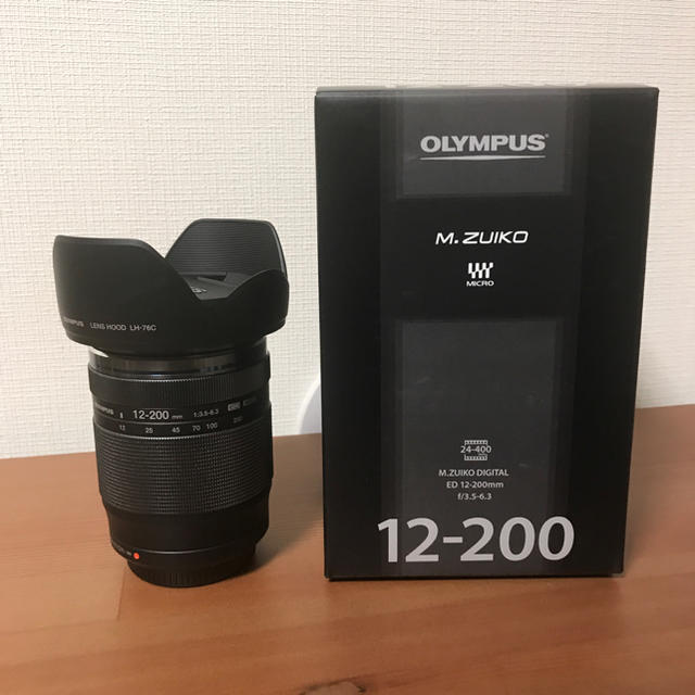 OLYMPUS(オリンパス)のOLYMPUS 12-200mm F3.5-6.3 1度のみ使用 スマホ/家電/カメラのカメラ(レンズ(ズーム))の商品写真