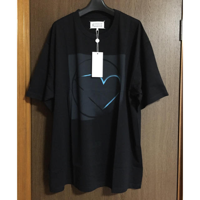 メンズ黒50新品 マルジェラ オーバーサイズ Tシャツ ビッグシルエット