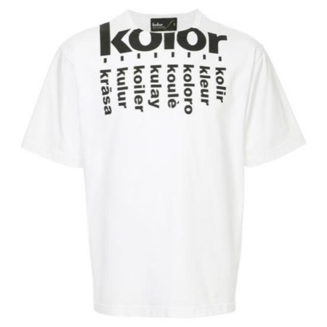 kolor - 【新品】カラー 3 ロゴプリントTシャツ 19SSの通販 by シンプソン兵庫店｜カラーならラクマ