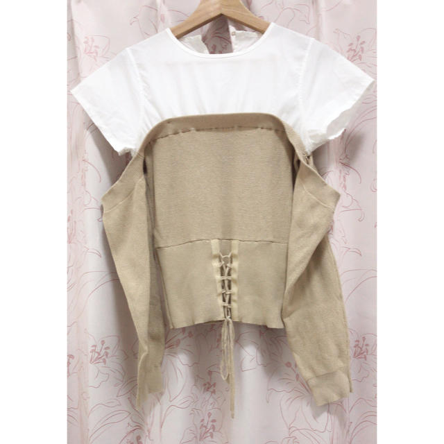 Ameri VINTAGE - ブラウスドッキングニットの通販 by めぐshop Ameri VINTAGE - ブラウスドッキングニットの通販 by めぐshop