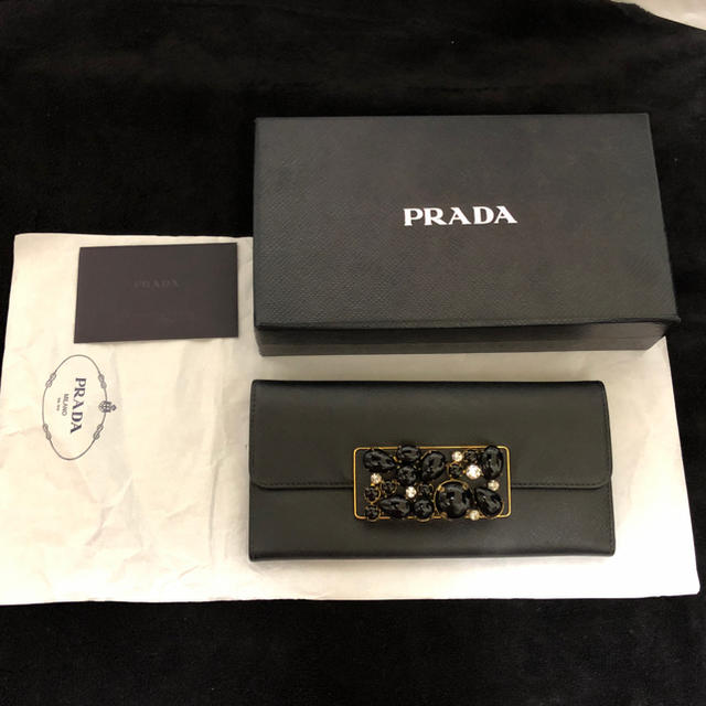 PRADA(プラダ)のPRADA ビジュー長財布 メンズのファッション小物(長財布)の商品写真