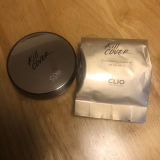 アイオペ(IOPE)の新品リフィル付 CLIO Kill Cover クッションファンデ(ファンデーション)