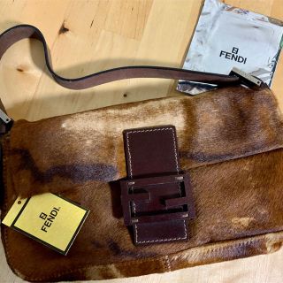 フェンディ(FENDI)のFENDI ハラコ マンマバゲット(ショルダーバッグ)